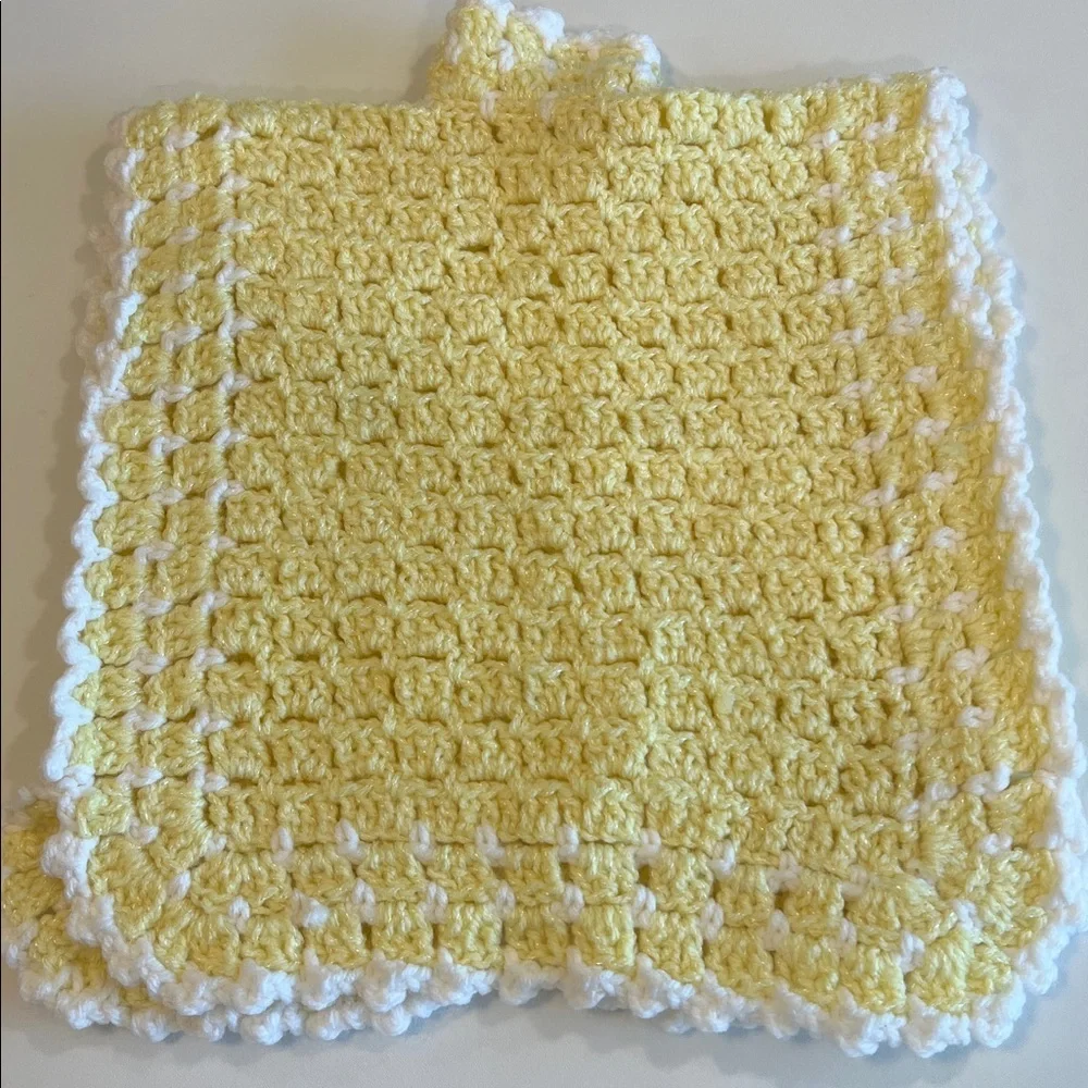 Handmade‎ - Yellow/White, infant hello kitty sweater vest